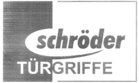 schröder TÜRGRIFFE Logo (DPMA, 07/11/2014)