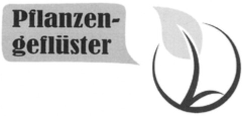 Pflanzen- geflüster Logo (DPMA, 14.10.2014)