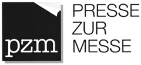 pzm PRESSE ZUR MESSE Logo (DPMA, 11.05.2015)
