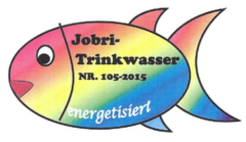 Jobri-Trinkwasser Nr.105-2015 energetisiert Logo (DPMA, 30.06.2016)