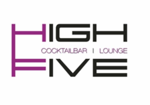 HIGH FIVE COCKTAILBAR LOUNGE Logo (DPMA, 01.04.2016)