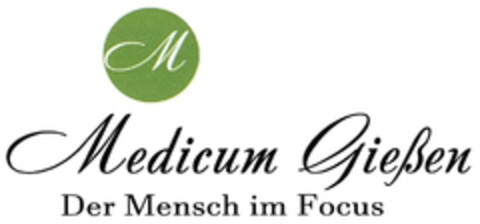 M Medicum Gießen Der Mensch im Focus Logo (DPMA, 04.08.2018)