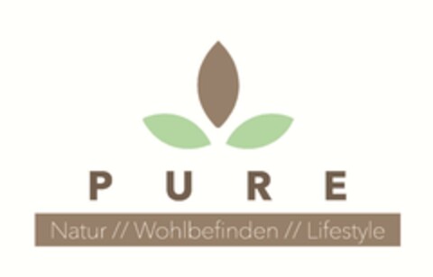 PURE Natur // Wohlbefinden // Lifestyle Logo (DPMA, 13.02.2020)