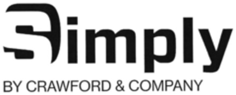 Simply BY CRAWFORD & COMPANY Logo (DPMA, 10/21/2021)