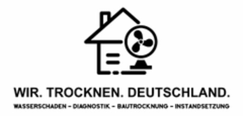 WIR. TROCKNEN. DEUTSCHLAND. Logo (DPMA, 06/18/2023)