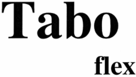 Tabo flex Logo (DPMA, 06.05.2005)