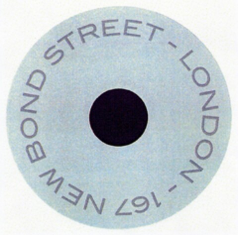 167 NEW BOND STREET - LONDON Logo (DPMA, 10/31/2003)