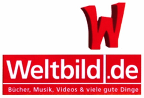 W Weltbild.de Bücher, Musik, Videos & viele gute Dinge Logo (DPMA, 02/01/2006)