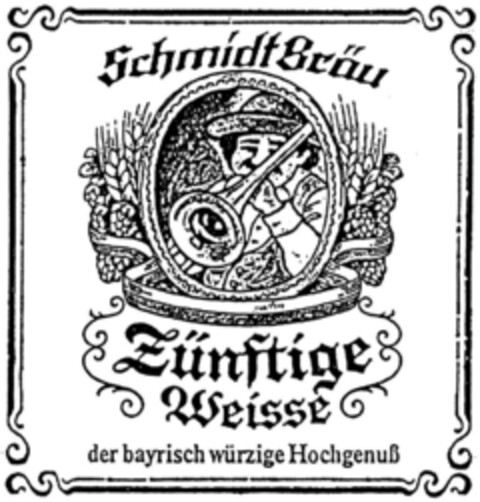 Schmidt Bräu Zünftige Weisse Logo (DPMA, 21.07.1995)