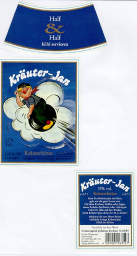 Half & Half Kräuter-Jan Logo (DPMA, 22.09.1995)