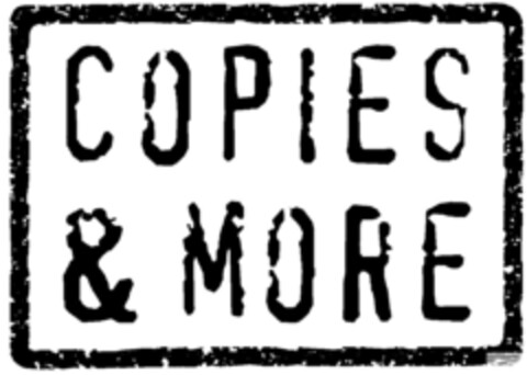 COPIES & MORE Logo (DPMA, 01.06.1996)