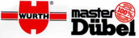 WÜRTH master Dübel Logo (DPMA, 01.08.1997)