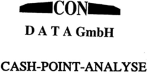 CON DATA GmbH CASH-POINT-ANALYSE Logo (DPMA, 05.12.1997)