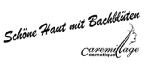 Caremillage Cosmetique Schöne Haut mit Bachblüten Logo (DPMA, 15.07.1999)