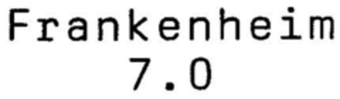 Frankenheim 7.0 Logo (DPMA, 07.09.1999)