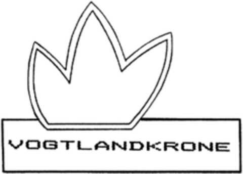 VOGTLANDKRONE Logo (DPMA, 29.04.1992)