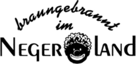 braungebrannt im NEGERLAND Logo (DPMA, 25.05.1993)