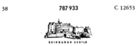 EDINBURGH CASTLE Logo (DPMA, 10.08.1962)