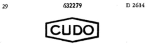 CUDO Logo (DPMA, 08.04.1952)