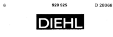 DIEHL Logo (DPMA, 08.09.1973)