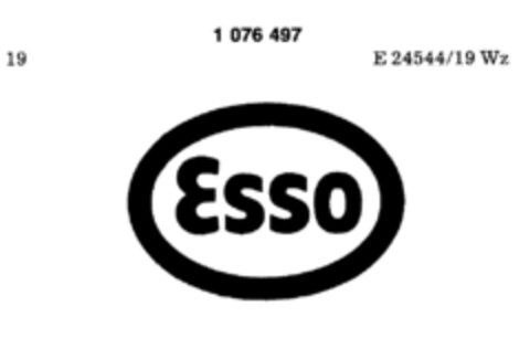 Esso Logo (DPMA, 29.08.1984)