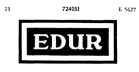 EDUR Logo (DPMA, 04.06.1958)