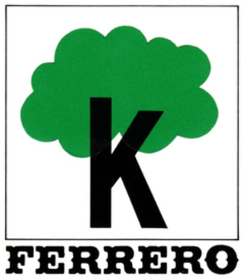 k FERRERO Logo (DPMA, 26.07.1977)