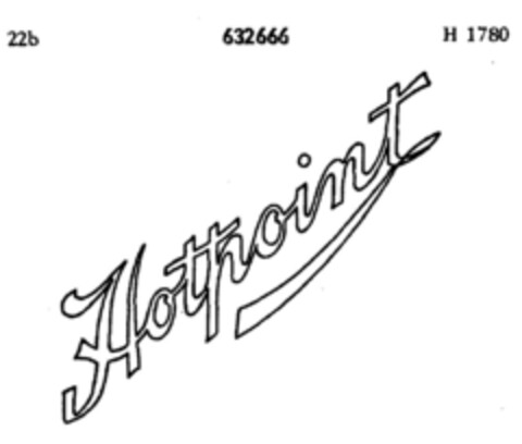 Hotpoint Logo (DPMA, 18.09.1950)