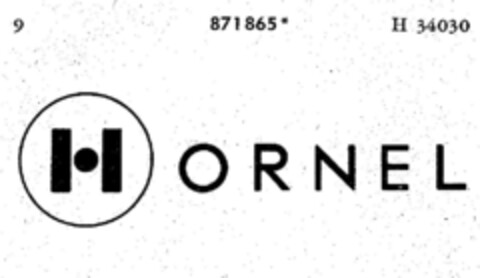 H ORNEL Logo (DPMA, 14.02.1970)