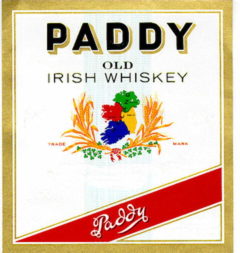 PADDY OLD IRISH WISKEY Logo (DPMA, 06/09/1994)