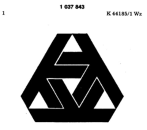 1037843 Logo (DPMA, 01/30/1982)