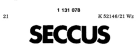 SECCUS Logo (DPMA, 17.12.1987)