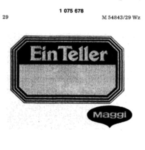 Ein Teller Maggi Logo (DPMA, 29.05.1984)