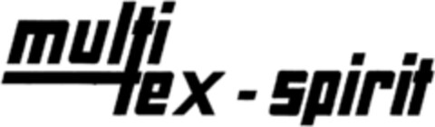 multitex-spirit Logo (DPMA, 02.06.1992)