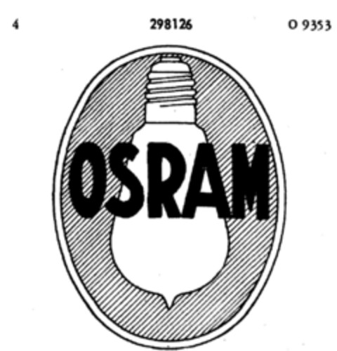 OSRAM Logo (DPMA, 31.10.1922)