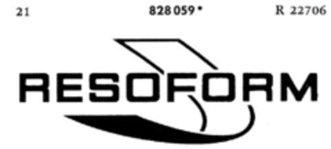 RESOFORM Logo (DPMA, 08.11.1966)