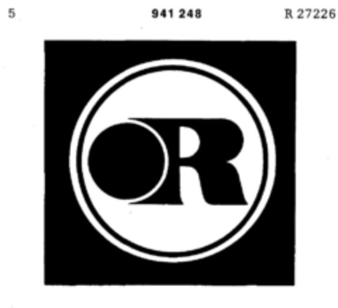 OR Logo (DPMA, 10/08/1970)