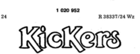 KicKers Logo (DPMA, 11/21/1980)