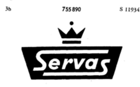 Servas Logo (DPMA, 18.11.1960)