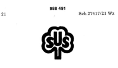 SUS Logo (DPMA, 27.10.1978)