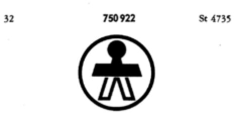 750922 Logo (DPMA, 15.03.1960)