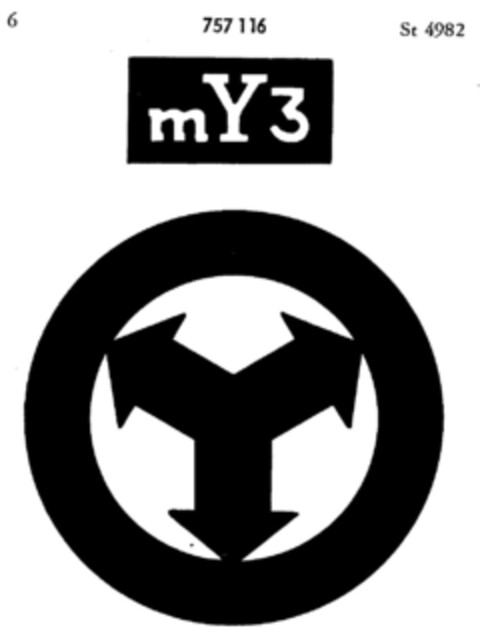 mY 3 Logo (DPMA, 03.10.1960)