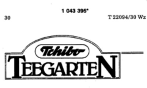 Tchibo TEEGARTEN Logo (DPMA, 02.11.1982)