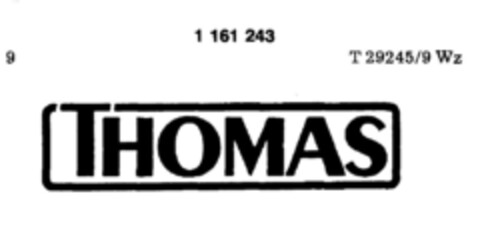 THOMAS Logo (DPMA, 29.07.1989)