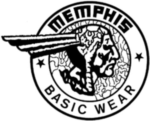 MEMPHIS BASIC WEAR Logo (DPMA, 05/14/1992)