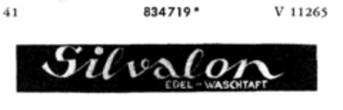 Silvalon EDEL- WASCHTAFT Logo (DPMA, 21.04.1967)