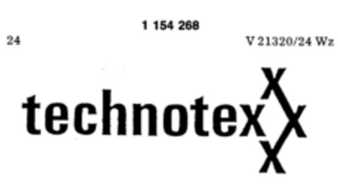 technotexxxx Logo (DPMA, 31.03.1989)