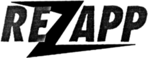 RE ZAPP Logo (DPMA, 05/26/1994)