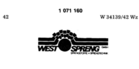 WEST SPRENG Logo (DPMA, 08.05.1984)