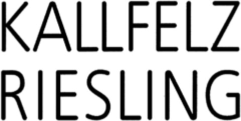 KALLFELZ RIESLING Logo (DPMA, 24.09.1992)